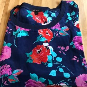 Gorgeous Ella Moss silk long sleeve top